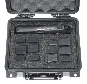 Case Club 1 Pistol Waterproof Case with Accessory Pocket Silica Gel