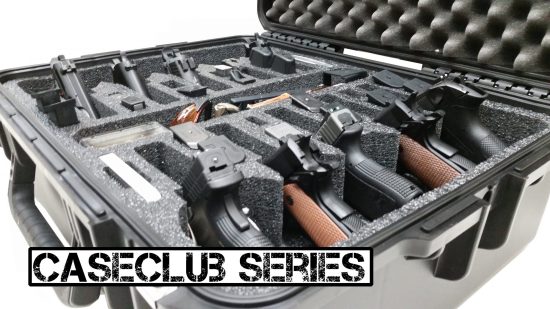 Case Club 10 Pistol Waterproof Case With Silica Gel & Heavy-duty Foam