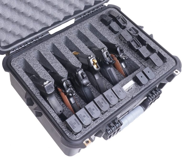 Case Club 6 Pistol Waterproof Case with Silica Gel & Heavy-Duty Foam