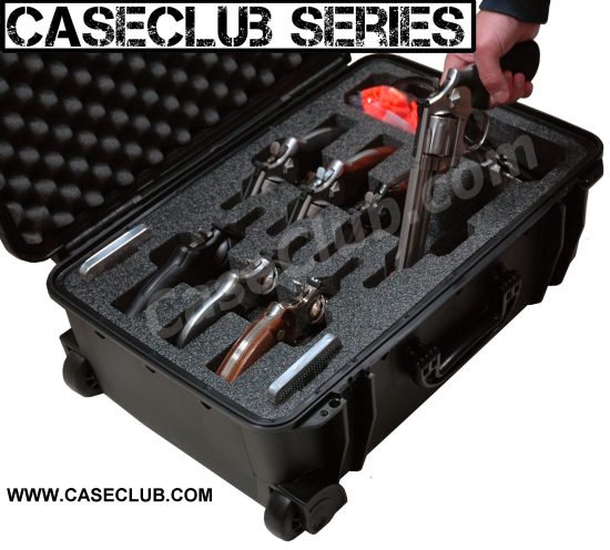 Case Club 7 Revolver Waterproof Case with Accessory Pocket & Silica Gel