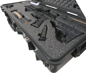 Case Club Waterproof AR15 Rifle Case with Silica Gel & Accessory Box