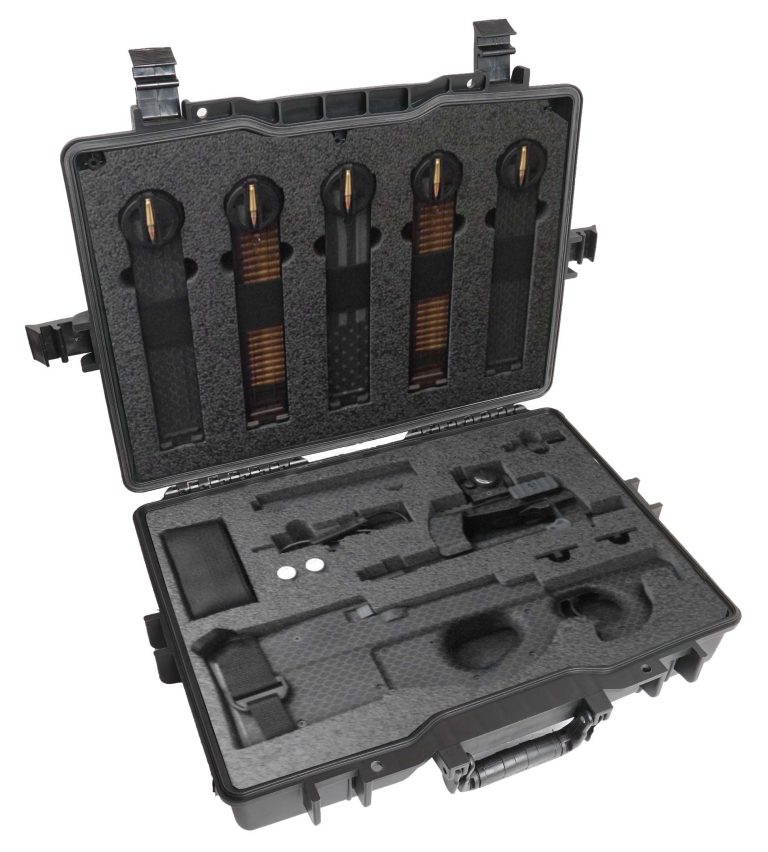 Case Club Waterproof Breakdown FN PS90 Rifle Case with Silica Gel