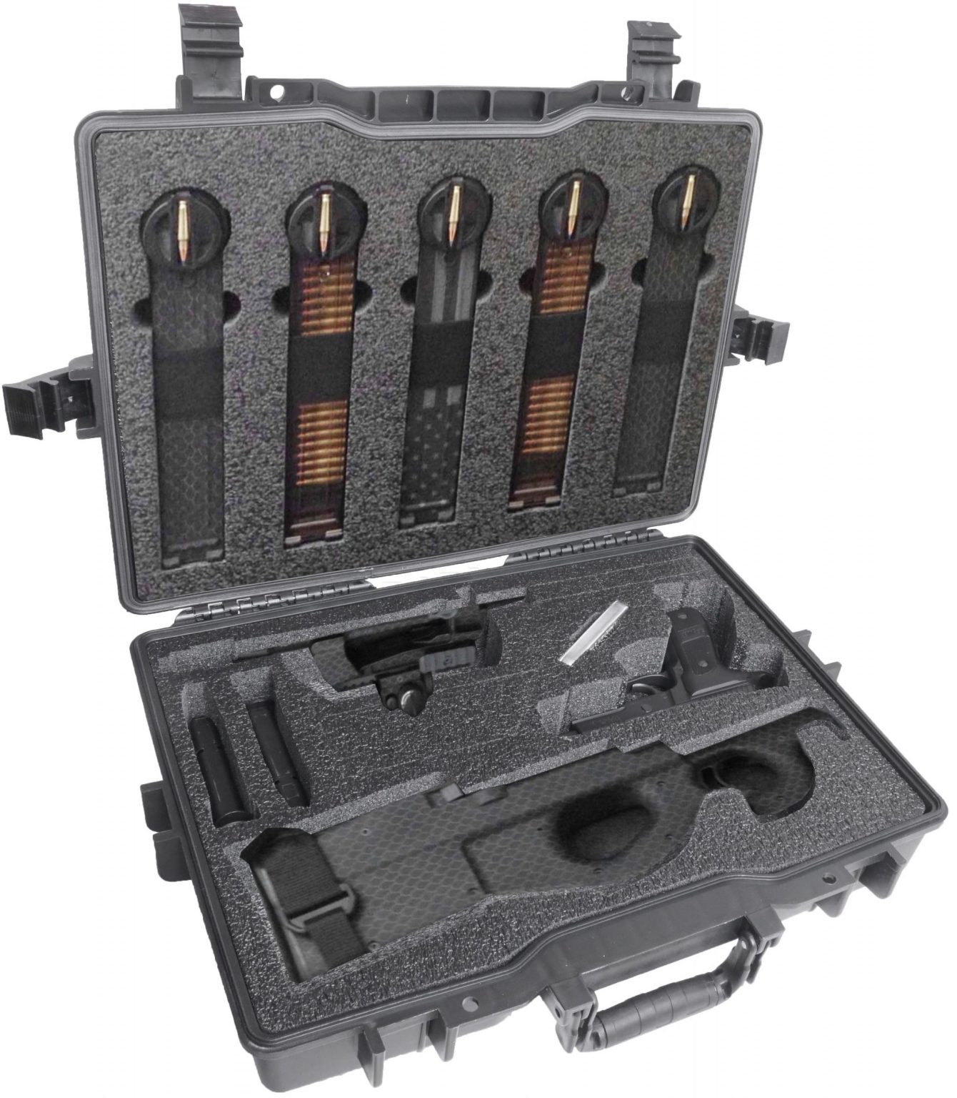 Case Club Waterproof Bullpup Rifle Case with Silica Gel & Accessory Box