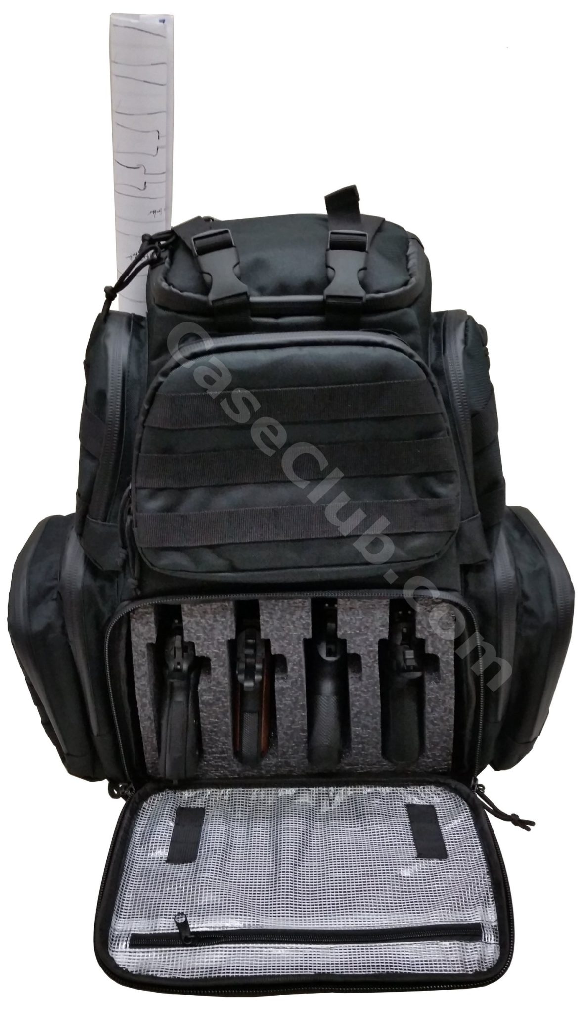 Case Club Tactical 4Pistol Backpack with Molle Straps & Rainfly (Gen 2)