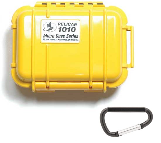 Pelican Small Waterproof Case, Model# 1010