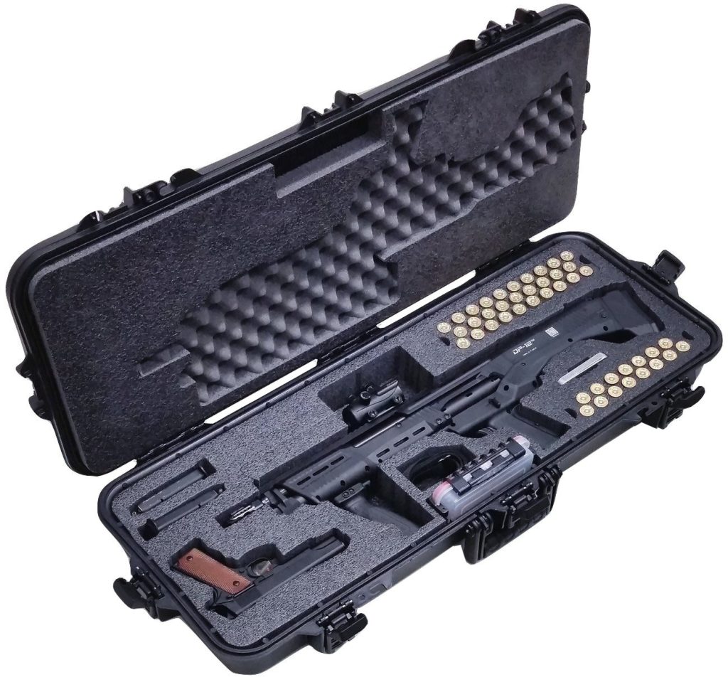 Case Club Waterproof Tactical Shotgun Case with Silica Gel & Accessory Box