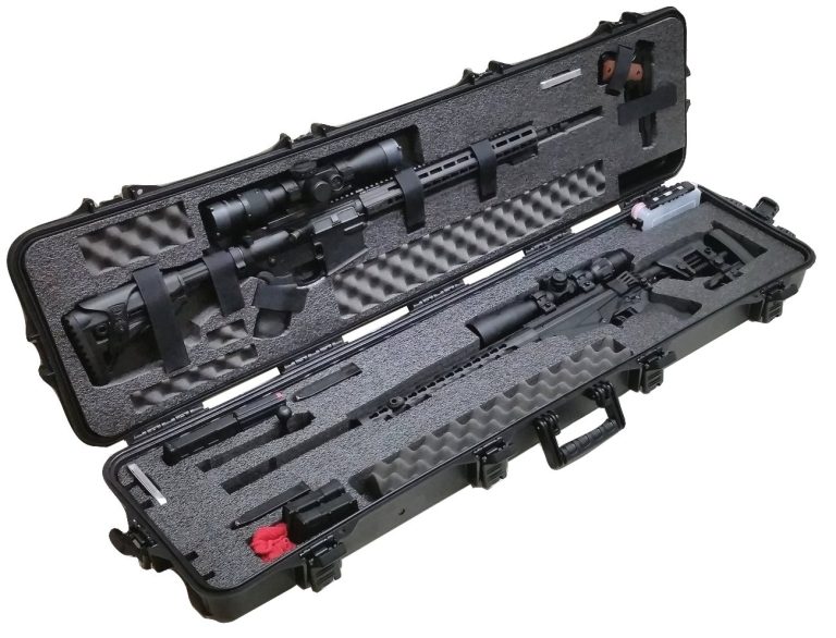 Case Club Waterproof Precision Rifle & AR15/AR10 Rifle Case with Silica Gel