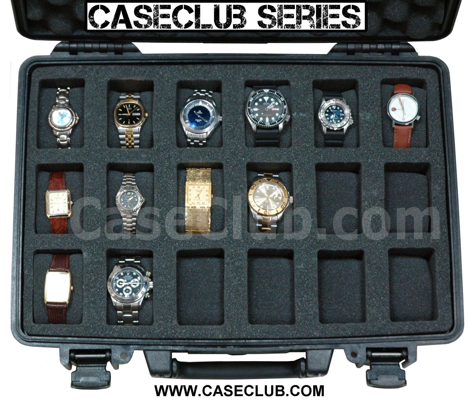 18 Watch Case (Pelican 1470 Shell) - Case Club