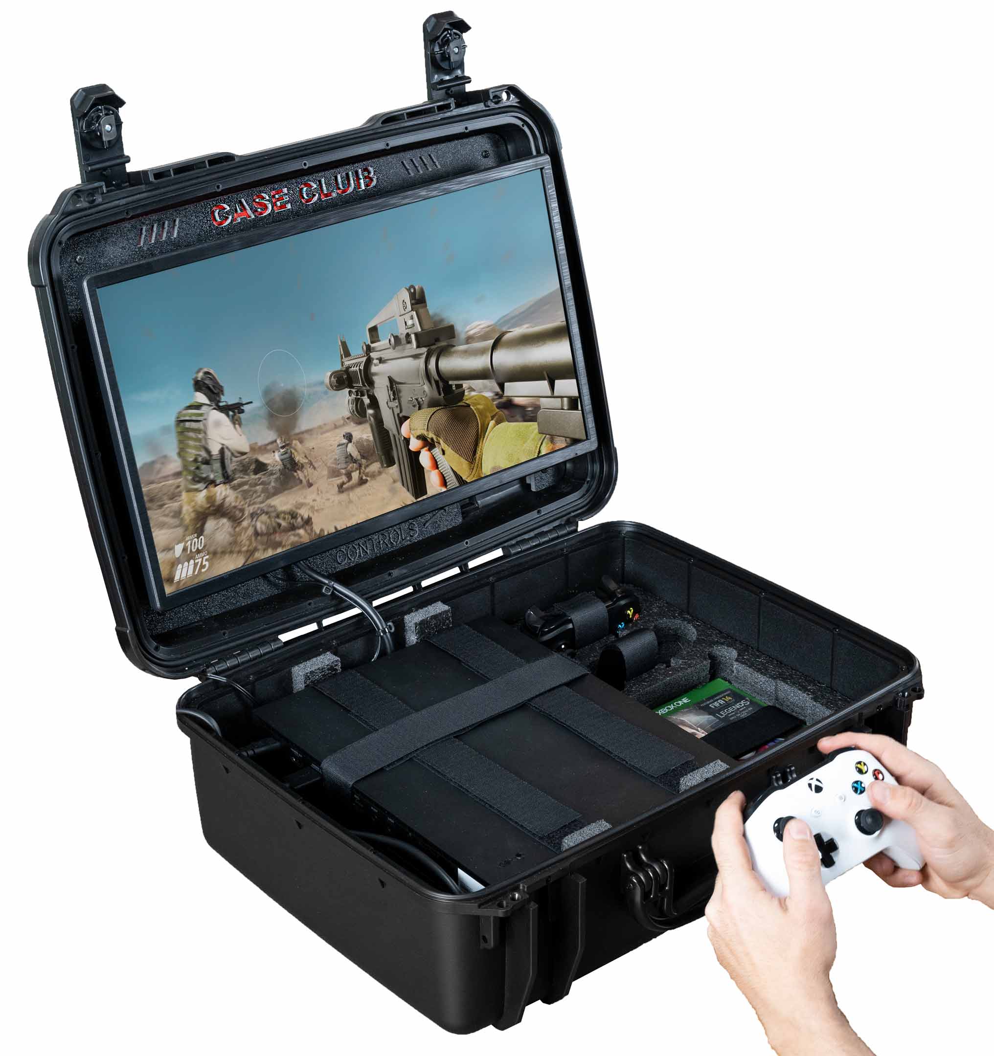 xbox travel case with monitor