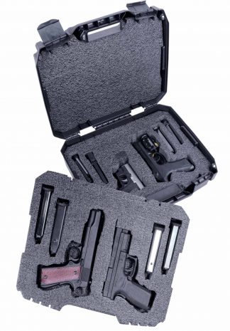 3 Short Barrel AR15 Rifle & 3 Pistol Case - Multiple Rifle / Shotgun ...