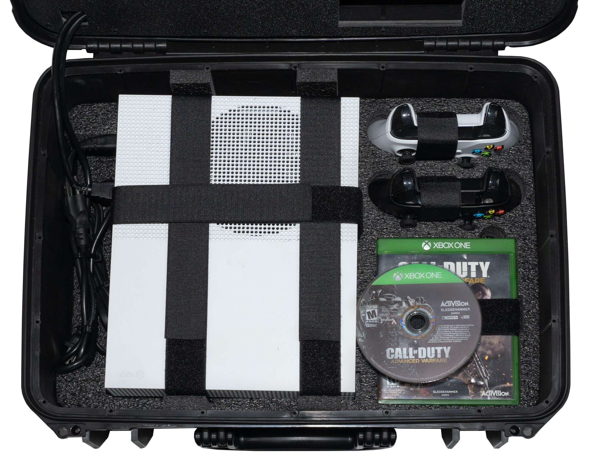 Case Club Waterproof Xbox Portable Gaming Case w/ Built in Lid Monitor