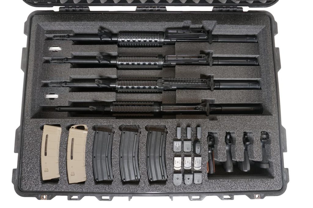 4 Rifle & 4 Pistol Case - Case Club