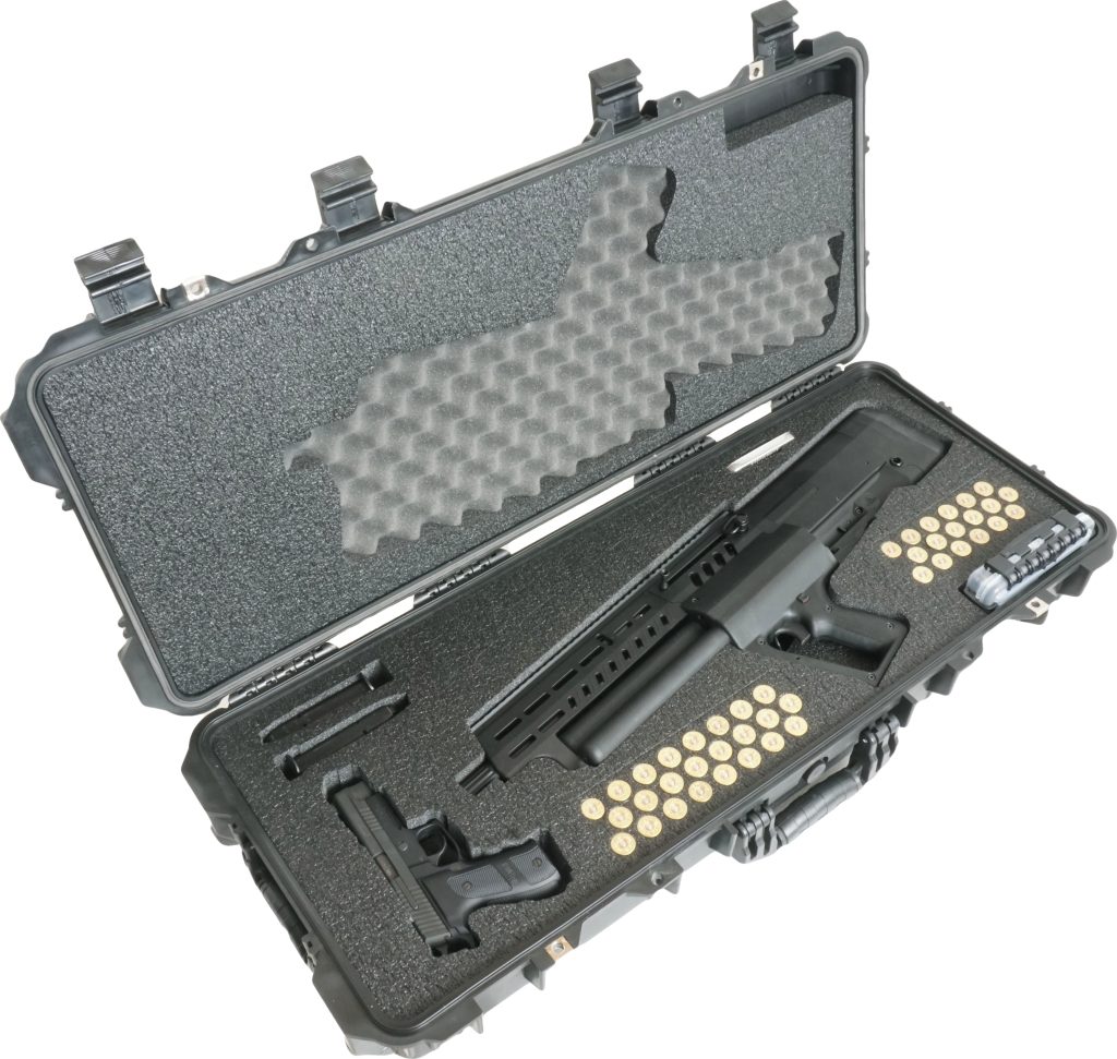 Case Club Waterproof Bullpup Rifle Case with Silica Gel & Accessory Box