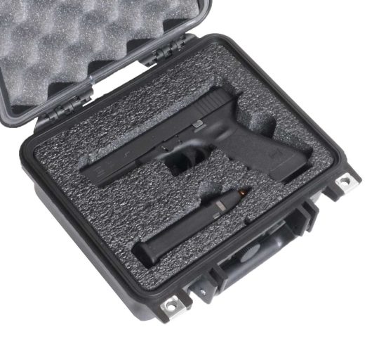 Case Club Glock 19 Waterproof Pistol Case with Pre-Cut Foam | G19