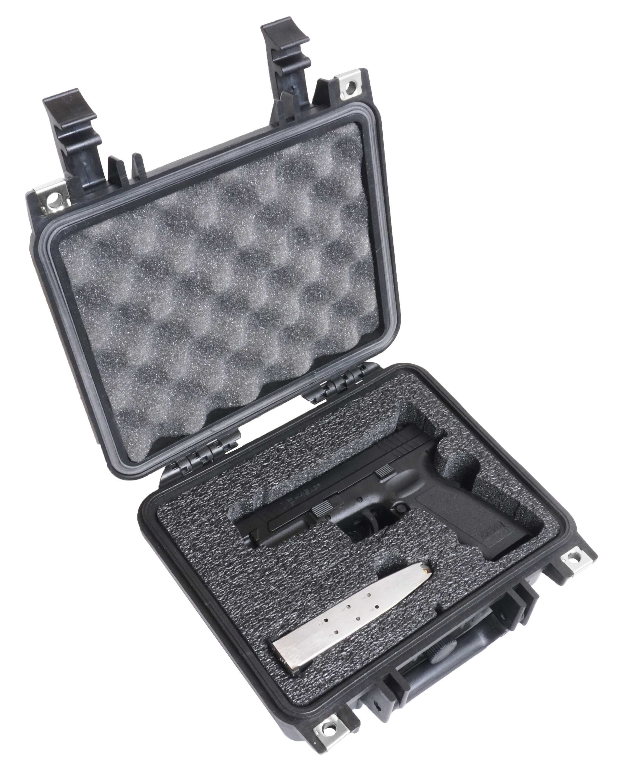 Case Club Springfield XD Waterproof Pistol Case with Pre-Cut Foam