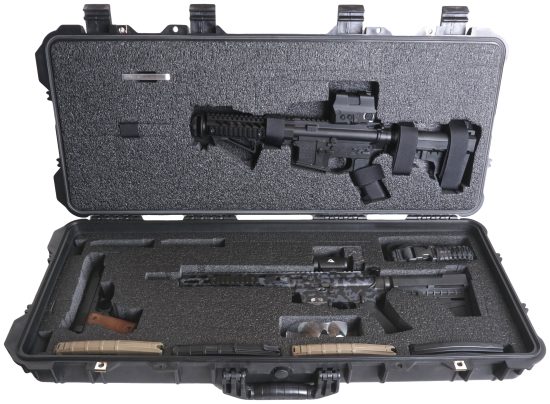 Case Club Waterproof AR15 & SBR | Pistol Case with Silica Gel