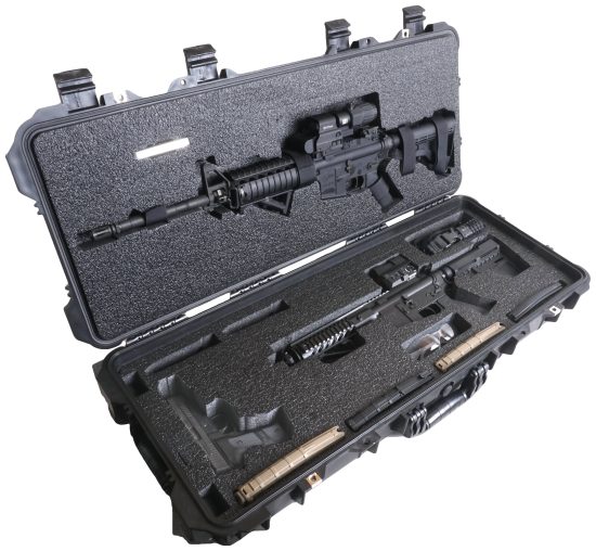 Case Club Waterproof AR15 & SBR | Pistol Case with Silica Gel